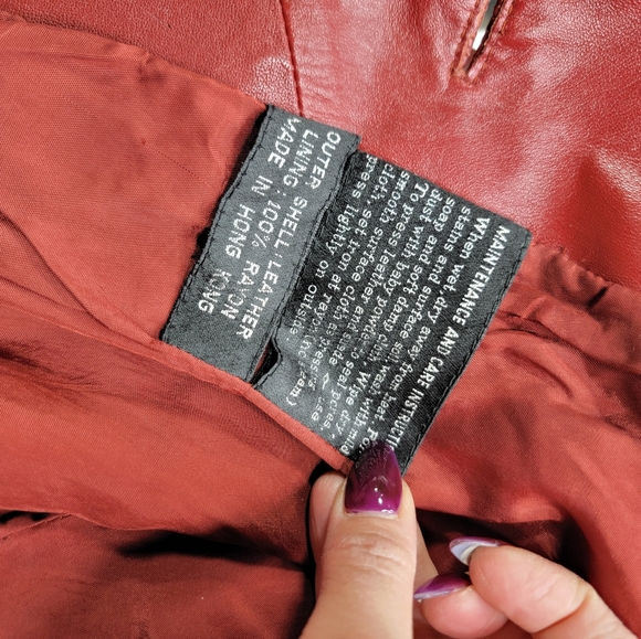 Sale Wilson House Of Suede Vintage True Leather Jacket USA Single Breasted Retro - Picture 5 of 14